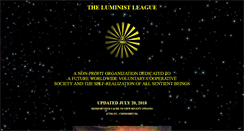 Desktop Screenshot of luminist.org